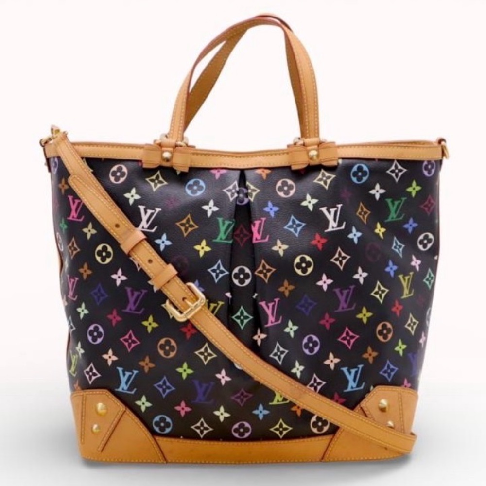 Murakami X Louis Vuitton Monogram Multicolor Sharleen GM neverfull sprouse noir